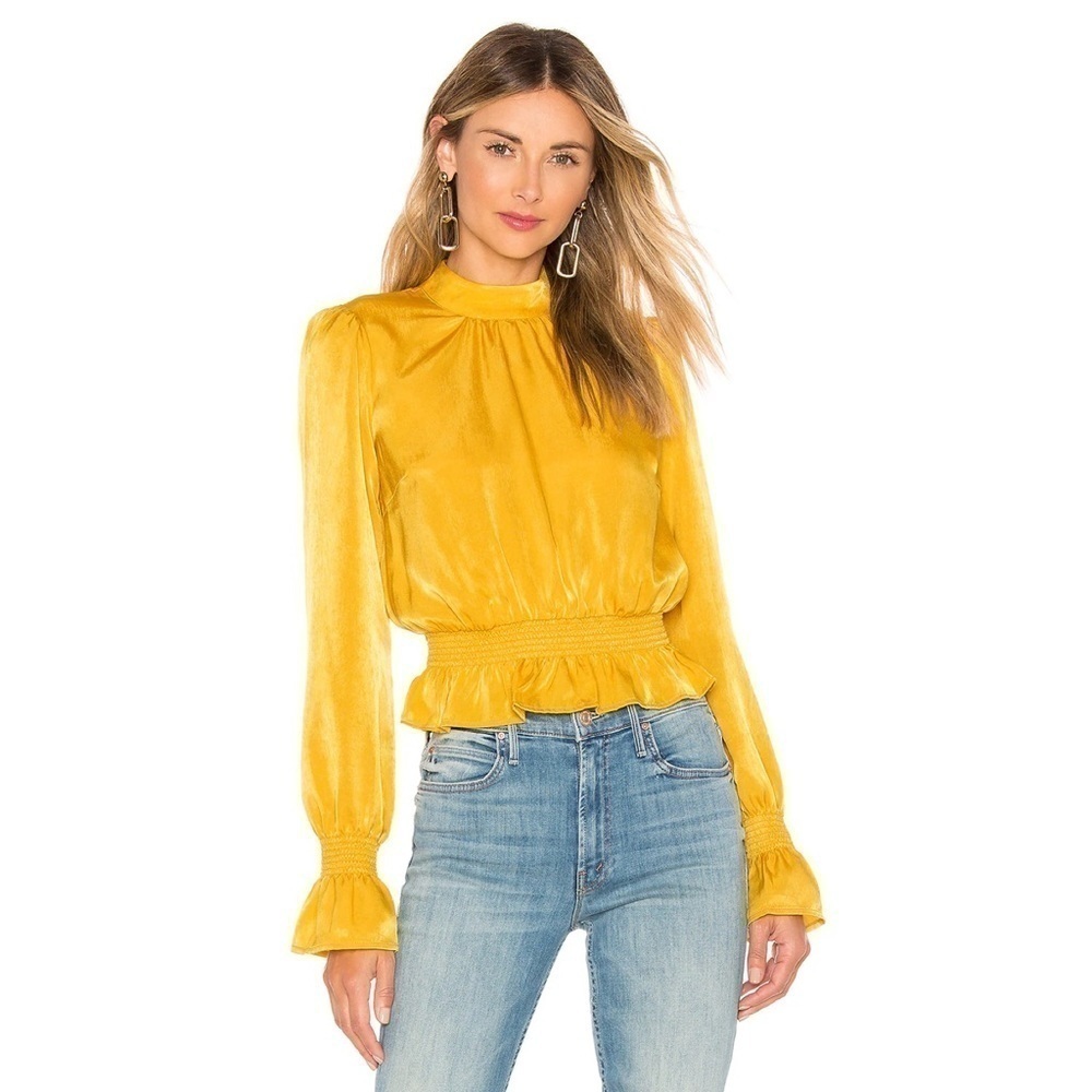 Tularosa Revolve I'm Yours Smocked Waist Top